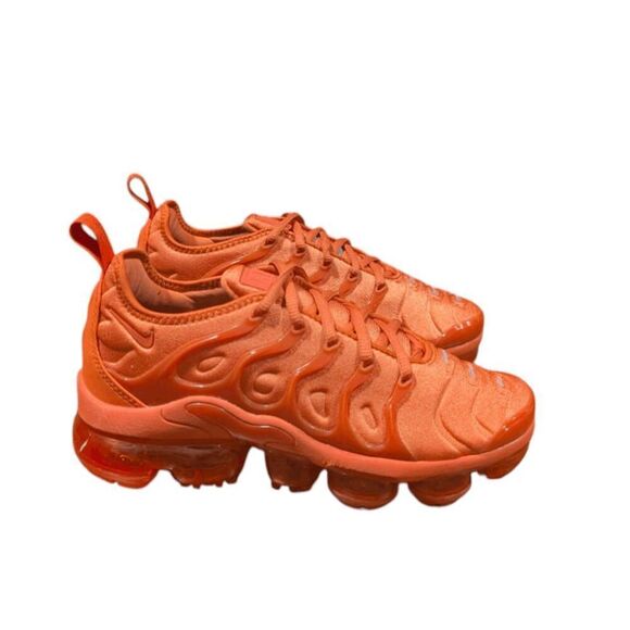 NWD NIKE Air VaporMax Plus 'Triple Orange' Running Shoes Size 6.5 - Picture 3 of 9